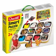 Quercetti: Puzzle Magnetico con Animali Domestici 12 pezzi
