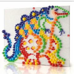 Quercetti: Set chiodini dinosauri 600 pezzi immagine 2