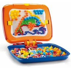 Quercetti: Set di 300 chiodini 2 in 1 con lavagna magnetica immagine 3