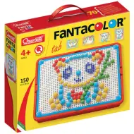 Quercetti: Set di chiodini colorati con animali 150 pezzi