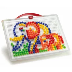 Quercetti: Set di chiodini colorati-elefante 270 pezzi immagine 2
