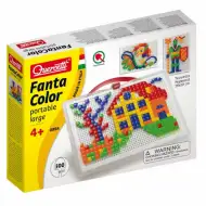 Quercetti: Set di chiodini quadrati - casa 300 pezzi