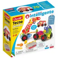 Quercetti: Set di costruzioni Tecno Jumbo macchine da lavoro, 84 pezzi