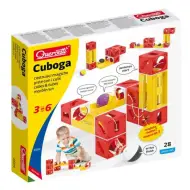 Quercetti: Set di gioco Cuboga con pista per biglie