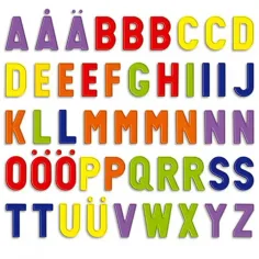 Quercetti: Set di lettere maiuscole magnetiche da 288 pezzi immagine 2