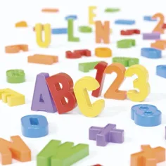 Quercetti: Set magnetico ABC + 123 da 106 pezzi immagine 2