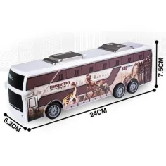 RC Autobus Jurassic City con telecomando e luci 27MHz scala 1/32 25cm immagine 3