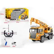 RC Camion con gru telecomandato con luci 1/18