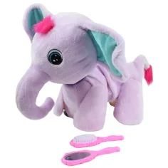 RC Cute Pet: Elefante di peluche interattivo telecomandato con accessori 2.4GHz 40cm immagine 3