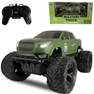 RC Fuoristrada Militare Pick-Up telecomandato con luci 27 MHz 29 cm scala 1:14