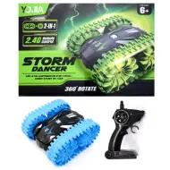 RC Storm Dancer 360: veicolo anfibio telecomandato 2 in 1 con cingoli 2.4GHz in diverse varianti