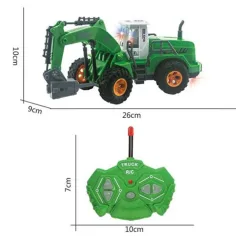 RC Truck verde telecomandato veicolo da lavoro 1/30 27MHz immagine 2