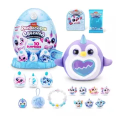 Rainbocorns Eggzania uovo sorpresa con peluche interattivo - amici invernali immagine 3
