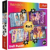 Rainbow High 4 in 1 puzzle - Trefl