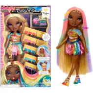 Rainbow High pettinabile bambola Meline Luxe e set di gessetti per capelli