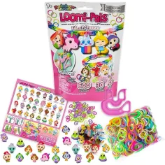 Rainbow Loom: Happy Loomi-Pals - Set per creare braccialetti in gomma a tema fate immagine 2