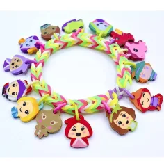 Rainbow Loom: Happy Loomi-Pals - Set per creare braccialetti in gomma a tema fate immagine 3