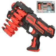Rattle Belt Track Pro: Pistola spara-spugna con caricatore e proiettili con una portata di 18 metri