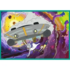 Rick e Morty Avventure Pazze puzzle 4x250 pezzi - Trefl immagine 3
