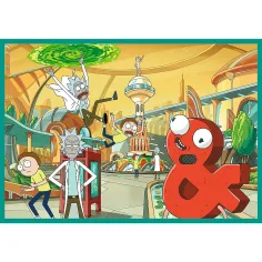 Rick e Morty Avventure Pazze puzzle 4x250 pezzi - Trefl immagine 4