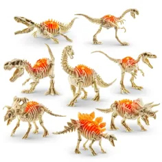 Robo Alive mini uovo sorpresa fossile di dinosauro, disponibile in diverse varianti, 1 pezzo immagine 3