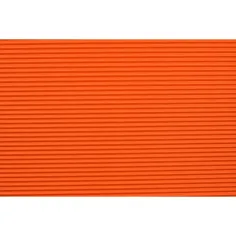 Rotolo di cartoncino ondulato 3D arancione decorativo B/2 50x70cm 1 pezzo immagine 2