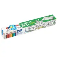 Rullo da colorare giungla con 8 matite - Carioca