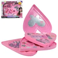 S&amp;Lí Cosmetics: Palette di trucco e unghie premium in una scatola a tre livelli a forma di cuore