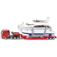 SIKU MAN camion con rimorchio e yacht 1/87
