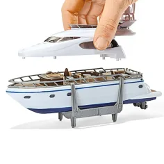 SIKU MAN camion con rimorchio e yacht 1/87 immagine 2