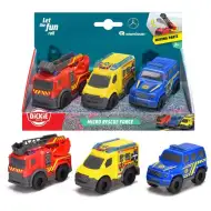 SOS Micro ambulanze set 3 pezzi 9cm - Dickie Toys