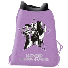 Sacca da ginnastica viola dei Cacciatori di demoni K-pop