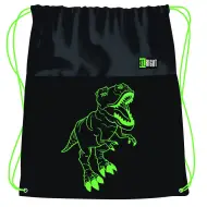 Sacca sportiva con motivo di dinosauro T-Rex St.Right, 43x32cm