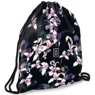 Sacca sportiva per adolescenti Botanical Orchid, 32x42 cm