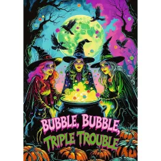 Sala dellorrore Streghe Premium Plus puzzle da 1000 pezzi - Trefl immagine 2