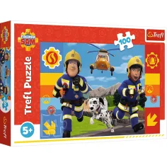Sam il pompiere - Puzzle da 100 pezzi - Trefl