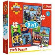 Sam il pompiere 3 in 1 puzzle da 50, 36 e 20 pezzi - Trefl