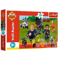Sam il pompiere: Pronto ad aiutare puzzle da 30 pezzi - Trefl