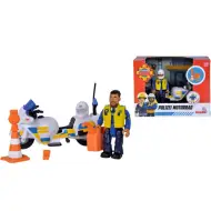 Sam il pompiere: Set di figure di Malcolm poliziotto motociclista - Simba Toys