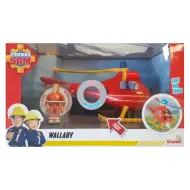 Sam il pompiere: Set di gioco elicottero antincendio Wallaby con luci e suoni, accessori - Simba Toys