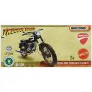 Scatola di fiammiferi: Ducati Scrambler a tema Indiana Jones in scatola di cartone 1/64 - Mattel