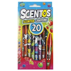 Scentos: set di 20 pastelli a cera profumati