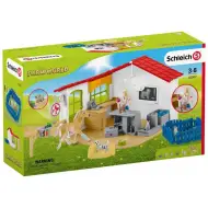 Schleich: Farm World - Ambulatorio veterinario con puledro e animali domestici (42502)