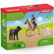 Schleich: Farm World - Set da gioco equitazione western (42578)