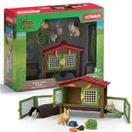 Schleich: Farm World - Set di gioco Gabbia per conigli (42728)