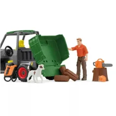Schleich: Farm World - Set di gioco Lavori forestali (42659) immagine 2