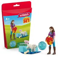 Schleich: Festa di compleanno con Lisa e il suo cagnolino set di gioco (42744)