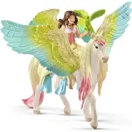 Schleich: Figura di Surah con pegaso scintillante (70566)