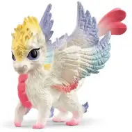 Schleich: Figura di cucciolo di drago arcobaleno (70825)