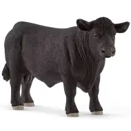 Schleich: Figura di toro Angus nero